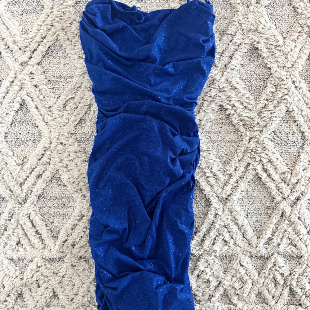 Blue Glittery Dress